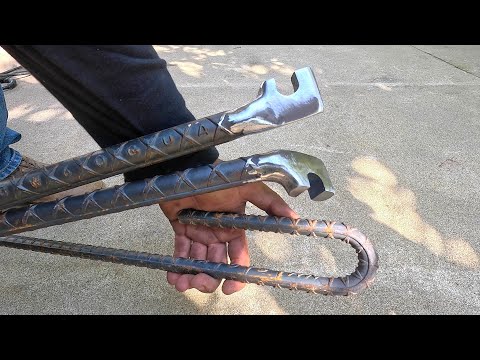 How to make bending tools for 5/8" rods