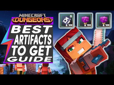Minecraft Dungeons BEST ARTIFACTS GUIDE | Best End Game and Build Artifacts to Get