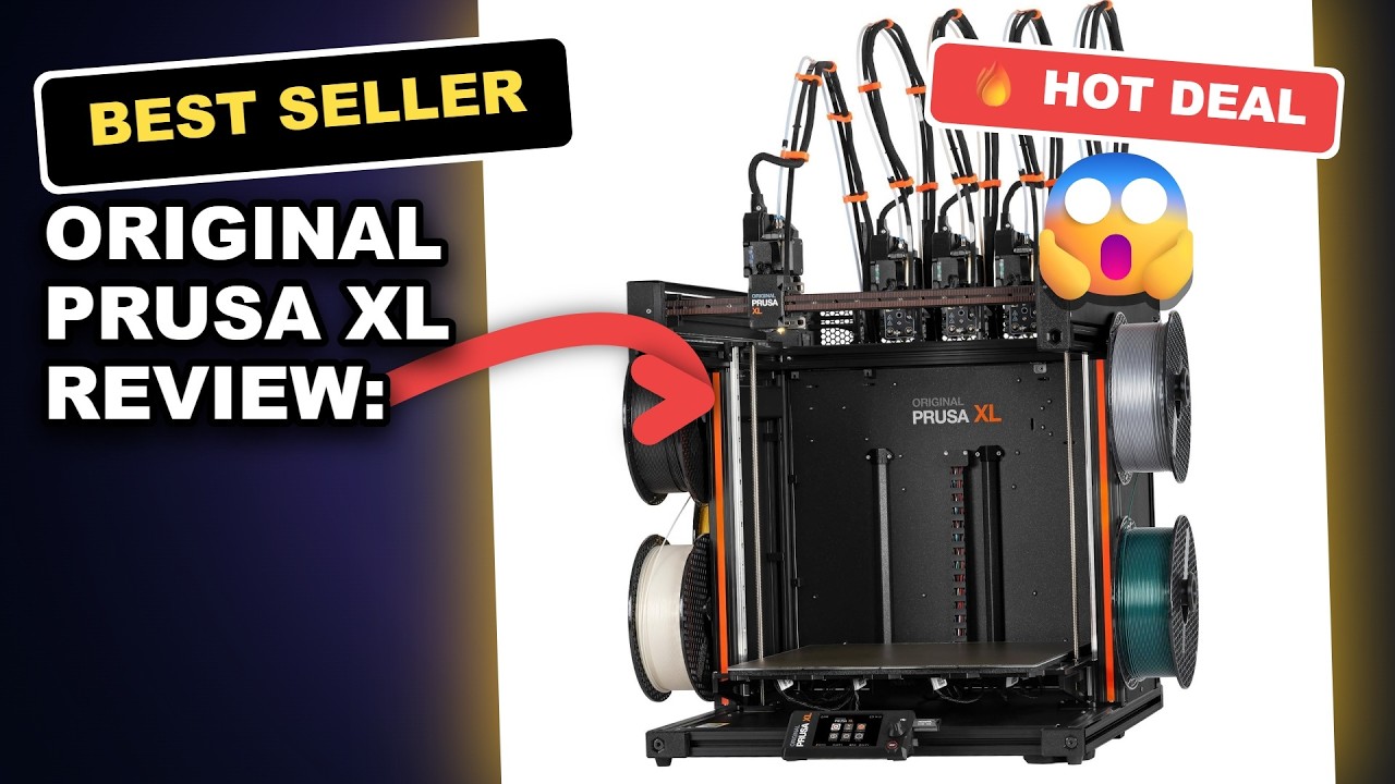 Original Prusa XL Review: 5-Tool Multi-Material Large-Format 3D Printer Worth It?