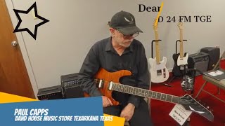 Video thumbnail for Dean MD 24 Select Flame Top Tiger Eye Electric Guitar Demo using a Line 6 V60 Amplifier by Paul Capps