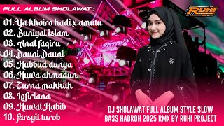 Download lagu DJ SHOLAWAT TERBARU 2025 FULL ALBUM - COCOK UNTUK HAJATAN | SLOW BASS X HADROH GLERITY mp3
