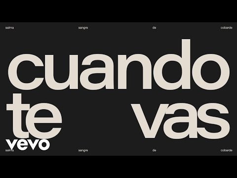 Video thumbnail for CUANDO TE VAS
