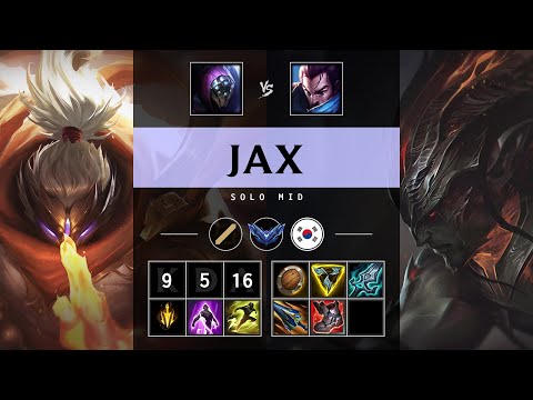 Jax Mid vs Yasuo - KR Diamond Patch 25.09