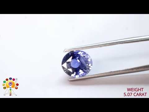 Blue Sapphire 5.07ct. (Luxury) video