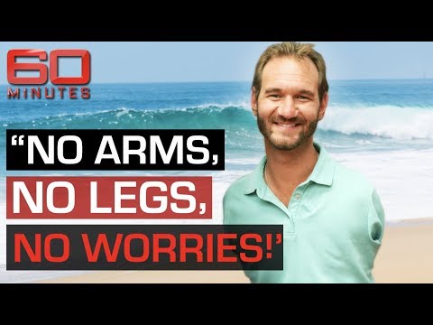 Inspirational man born with no arms and legs defying all odds | 60 Minutes Australia