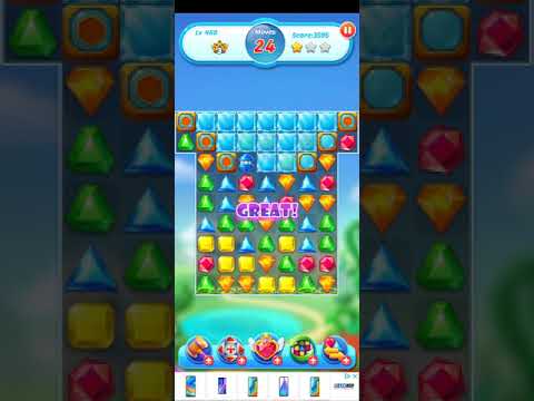 Jewel Crush 💎 - Jewels & Gems Match 3 Legend 2020 Level 460 ⭐⭐⭐ no Booster 👑 Android Gameplay ✅