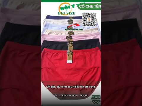 Quần lót nữ cạp cao cotton cho người béo mập già trẻ̀ 70kg 80kg 90kg 100kg chip nữ bigsiz…