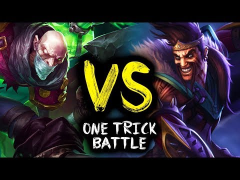 ONE TRICK DRAVEN VS. ONE TRICK SINGED TOP LANE BATTLE | DOES DRAVEN COUNTER SINGED?