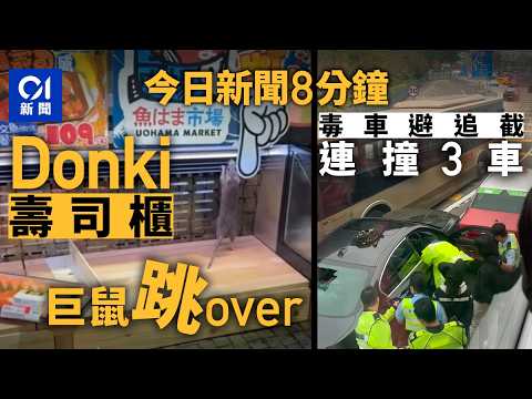 今日新聞｜屯門Donki巨鼠壽司櫃跳over｜大埔毒品私家車行車證過期　欲逃連撞警車等3車｜01新聞｜警察｜爭執｜食安｜空難｜公義｜加拿大｜電詐園區｜2026年2月12日 #hongkongnews