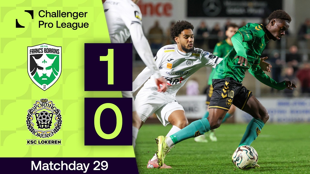 Royal Francs Borains vs KSC Lokeren Highlights