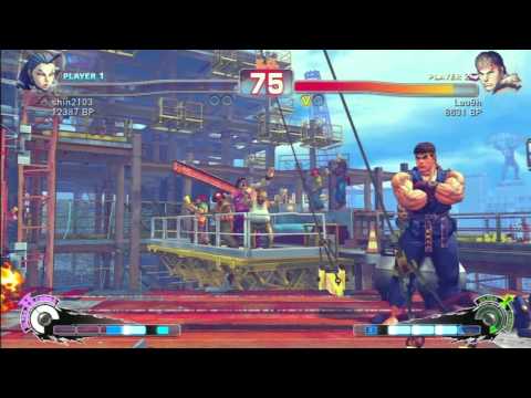 SSF4 Rank Match  shin2103 (RO)  vs  Lau9h (RY)