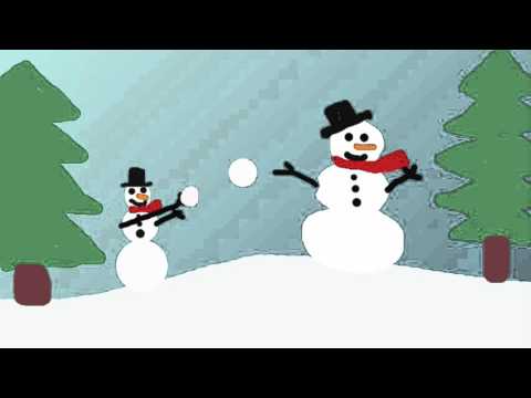 Snowball Fight -  Lyric video by The Happy Racers