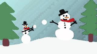 Snowball Fight -  Lyric video by The Happy Racers
