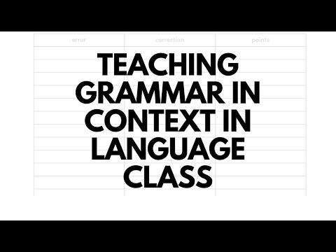 Teach Grammar in Context with this Template