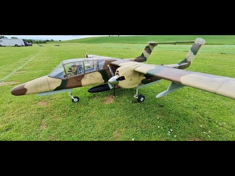 HANGAR 9 OV-10 BRONCO 30cc RC ARF 108" - 2 x RCGF 35-RE PETROLS - TIM AT NLMFC - 2021