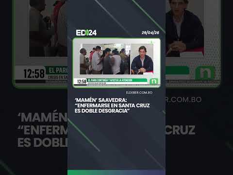‘Mamén’ Saavedra: “enfermarse en santa cruz es doble desgracia”