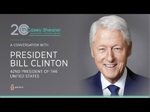 Shearer Lecture with Bill Clinton
