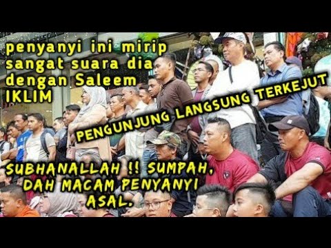 Suara sebijik mirip saleem iklim - subhanallah, sampai terkejut semua pengunjung mendengar suara dia