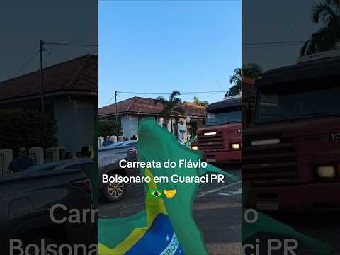 Carreata em Guaraci PR #agro #noticias Flávio Bolsonaro 22🇧🇷🚜🤝