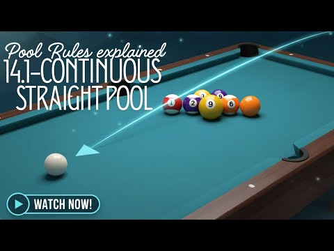 14.1 (Straight Pool) in 6 Minutes! 🎱 | All Rules Explained Simply ✔️ | Strategy & Tips ✔️