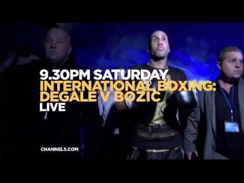 James DeGale vs Stjepan Bozic - Channel 5 Promo