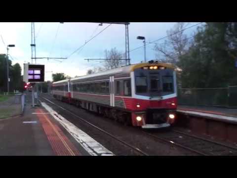V/Line Sprinter Rail Cars at Kensington Station 6/8/19