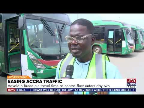 Easing Accra Traffic: Aayalolo buses cut travel time as contra-flow enters day two