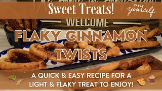 Flaky Cinnamon Twists | Quick & Easy Recipe | Light Puff Pastry Treat to Enjoy Any Time of Year!