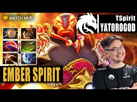 Ember Spirit Safelane | TSpirit.YATOROGOD | 26 KILLS WTF CRAZY COMEBACK | 7.32d Gameplay Highlight