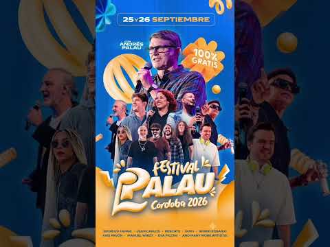 El 25 y 26 de septiembre en Cordoba, Argentina, esta el festival Palau. Sera en el parque Sarmiento