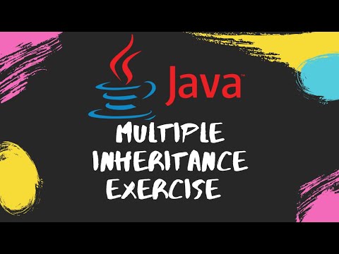 Multiple Inheritance Exercise Java Object Oriented Programming In Intellij