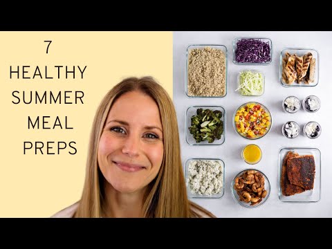 Healthy Meal Prep for Summer-7 Easy Mix and Match Meals