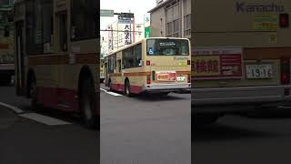 2026/8/23🟥🟨🟧神奈中バス多摩営た70（八王子200か1916/QKG-MP38FK）🚌橋本駅北口にて　#神奈川中央交通 #shorts