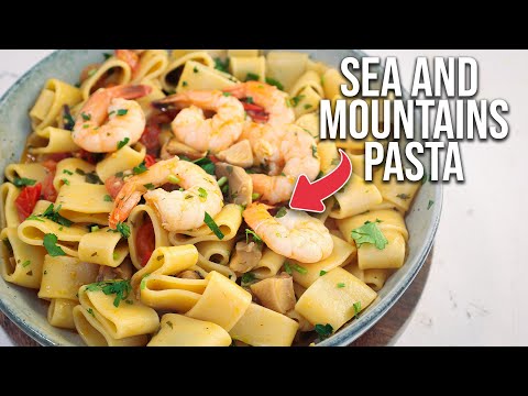 The Most UNDERRATED PASTA with SEAFOOD - Surf and Turf Pasta