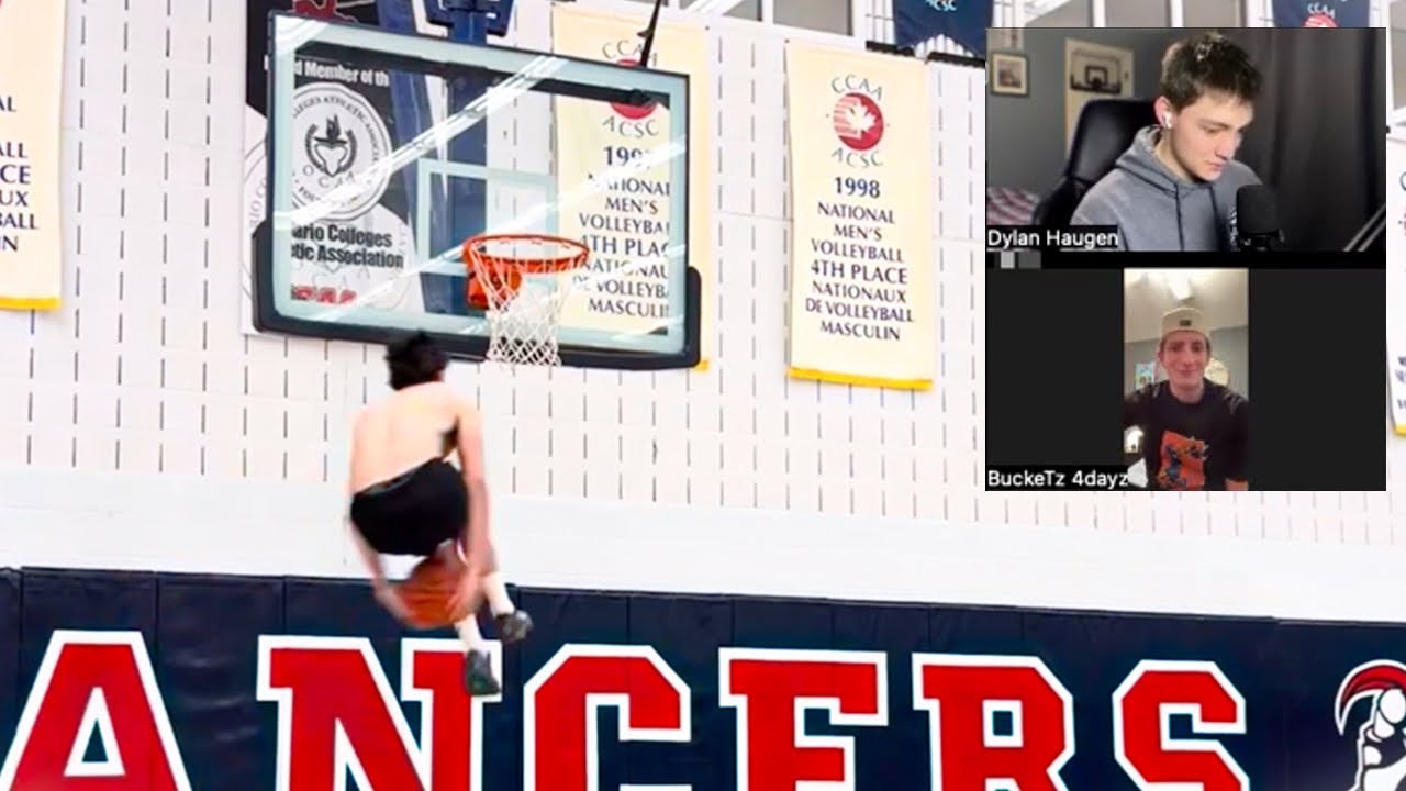 Finn Addy and Dylan Haugen react to Finn's best dunk session