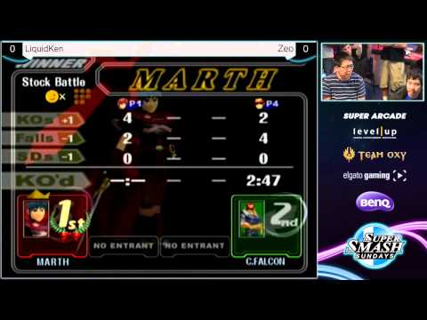 SSS 18 - LiquidKen (Marth) Vs. Zeo (Captain Falcon) - Pools