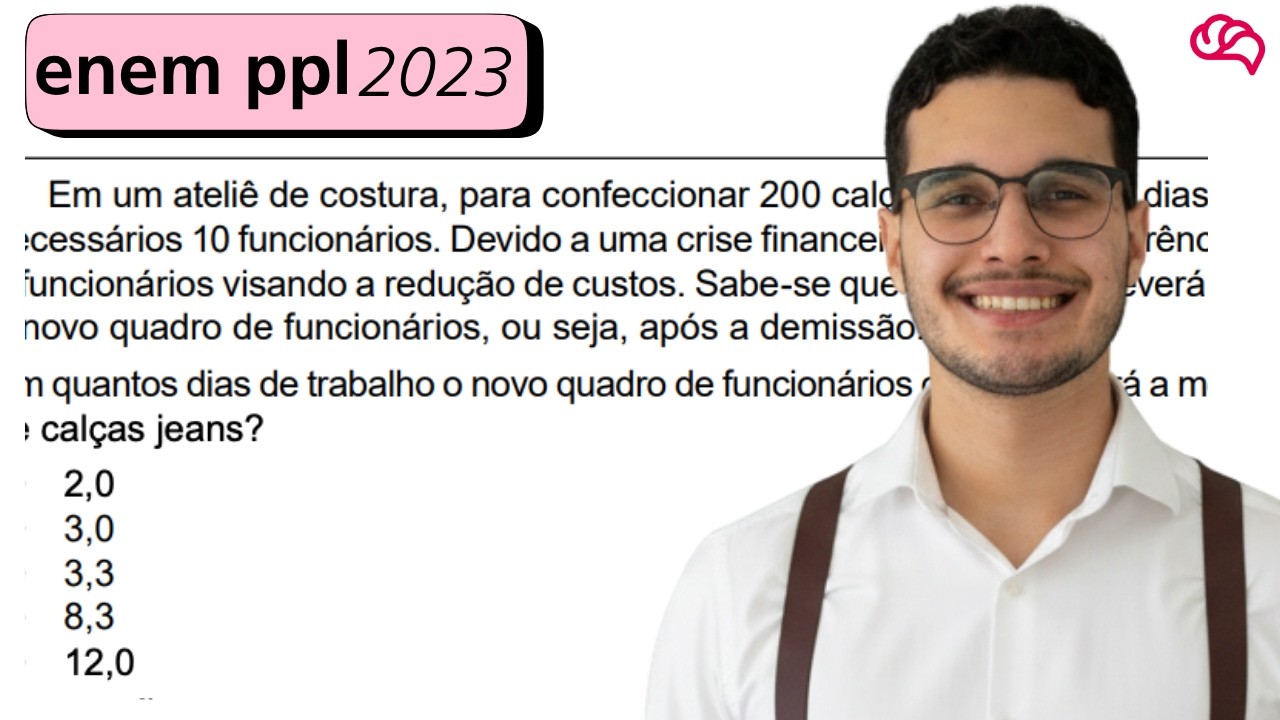 Resolução em Vídeo — Questão 150 ENEM 2023 PPL