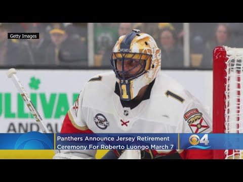 Panthers Announce Jersey Retirement Ceremony For Goalie Roberto Luongo