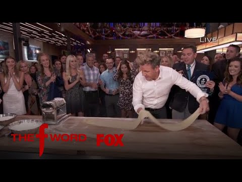 Gordon Ramsay Attempts To Set A World Record For Pasta Rolling | Season 1 Ep. 11 | THE F WORD