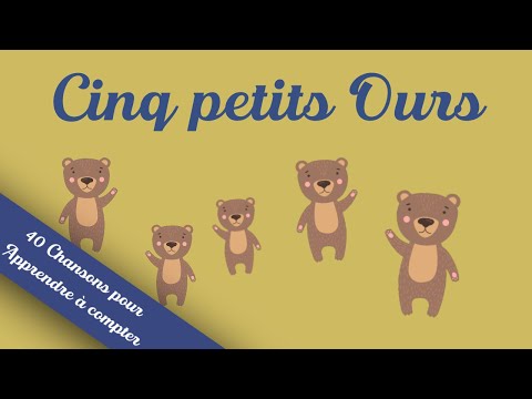 Cinq petits ours - Chansons et Comptines pour apprendre à Compter (37/40) [Lalala]