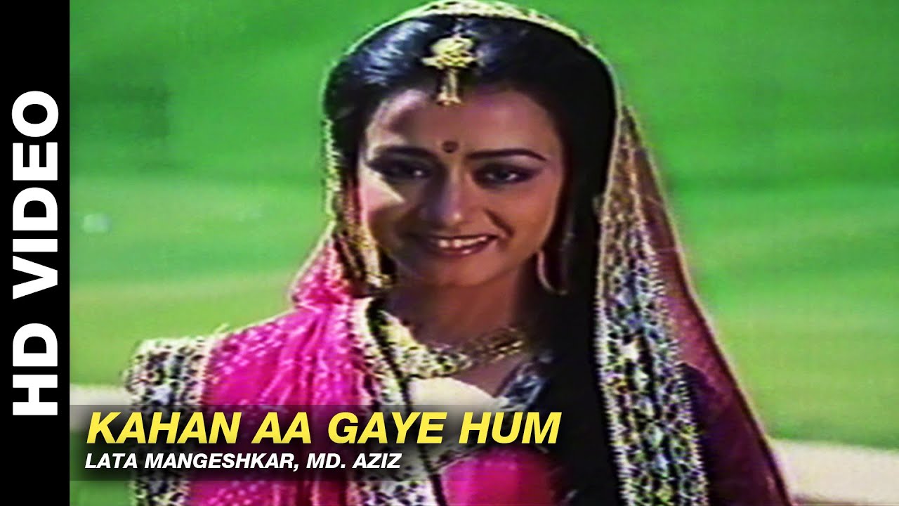 Kahan Aa Gaye Hum - Kab Tak Chup Rahungi | Lata Mangeshkar, Mohammed Aziz | Aditya Pancholi & Amala