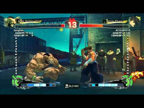 SSF4 AE: Zangitan (Zangief) vs ACQUA0316 (Yang) - Ranked Match (720p HD)