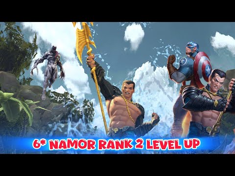 #namor 👺Rank 2 6* Star Namor Level Up💀 Rank 6* & Upgrade #namor 👺Mutant Champion☠️ #mcoc 🥵Fight's