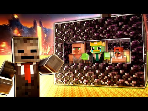 ENTREI NA CIVILIZAÇÃO DO GROX: PARTE 13! | DESAFIO: 100 DIAS NO HARDCORE (DUBLADO) | MINECRAFT