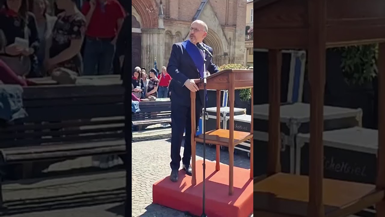 Celebrazione della Liberazione in Piazza San Secondo