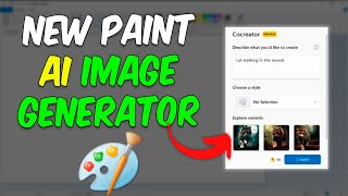 How to Use Paint AI Image Generator - Paint CoCreator Tutorial (Step b