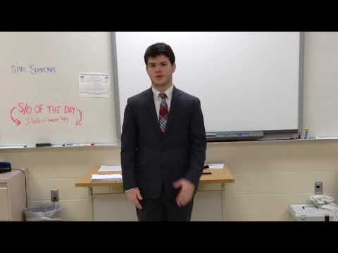 Intros to 2 first-place winning speeches