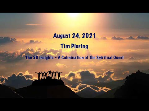 MCLA Mastery Circle - Tim Piering: The 20 Insights - A Culmination of the Spiritual Quest