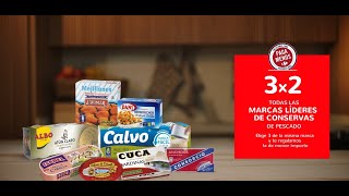 Carrefour 3x2 Conservas de pescado anuncio