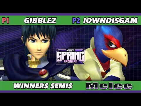 Xanadu Spring Arcadian Top 8 - Gibblez (Marth) Vs Iowndisgam (Falco, Fox) Smash Melee - SSBM
